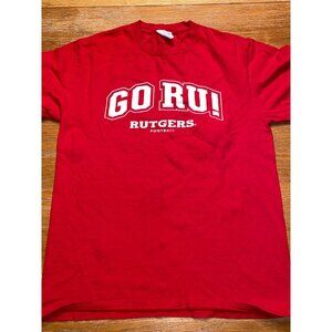 Go Ru! Rutgers Football Red T-Shirt